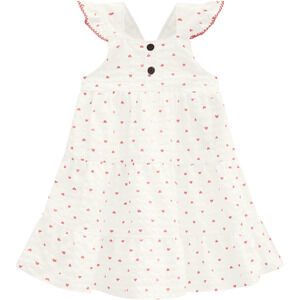 White and pink Mini Heart Dress Size 8